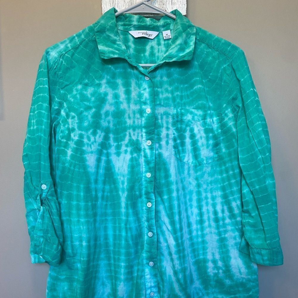 Great Northwest Indigo Women’s Button Up Shirt